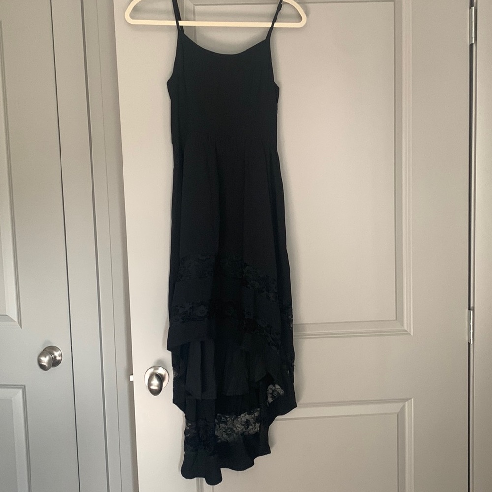 Black dress - high low - size small